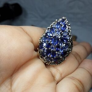 925 iolite ring.